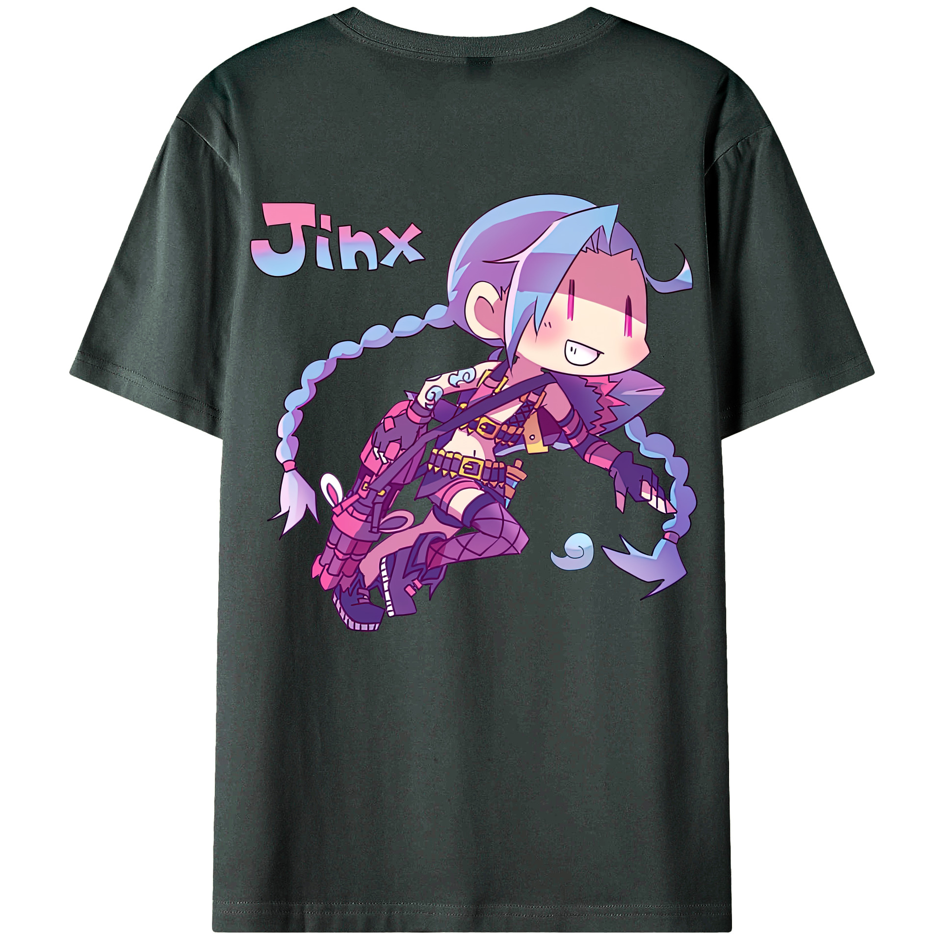 （画像用） リーグ・オブ・レジェンド League of Legends LOL 綿100％ メンズ半袖Tシャツ（バックプリント） 通気性